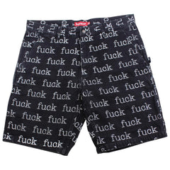 short en jean Supreme Fuck 2013
