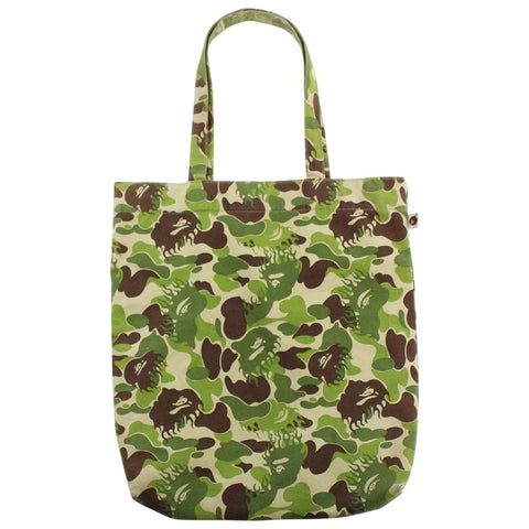 Bape ABC Green Flame Camo Tote Bag