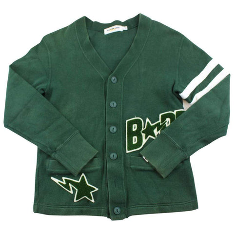 bape bapesta cardigan green