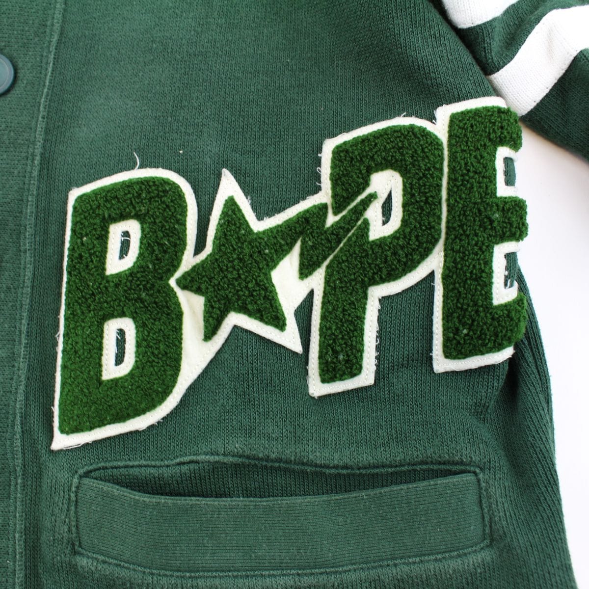 bape bapesta cardigan green - SaruGeneral
