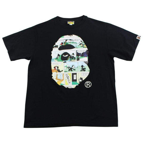 Bape x Felix The Cat Big Ape Logo Tee Black