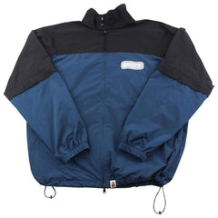 bape track jacket navy & pink