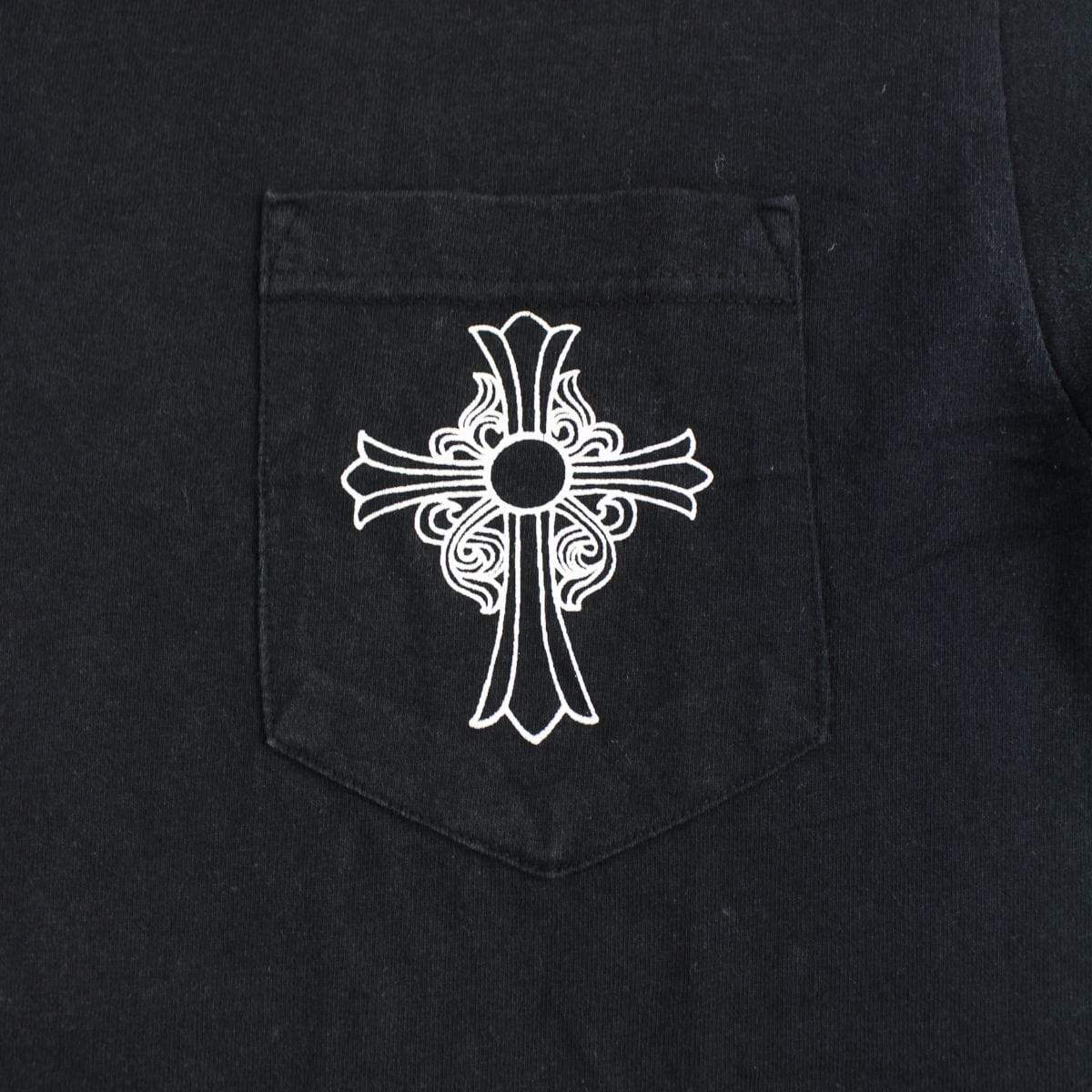 chrome hearts side logo tee black - SaruGeneral
