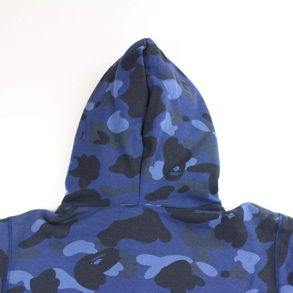 Bape Blue Camo Swarovski Big Ape Logo Full Zip - SaruGeneral