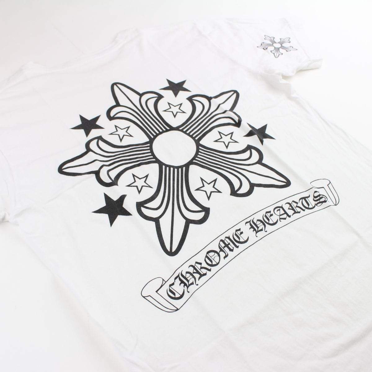 chrome hearts star backprint tee white – SARUGENERAL