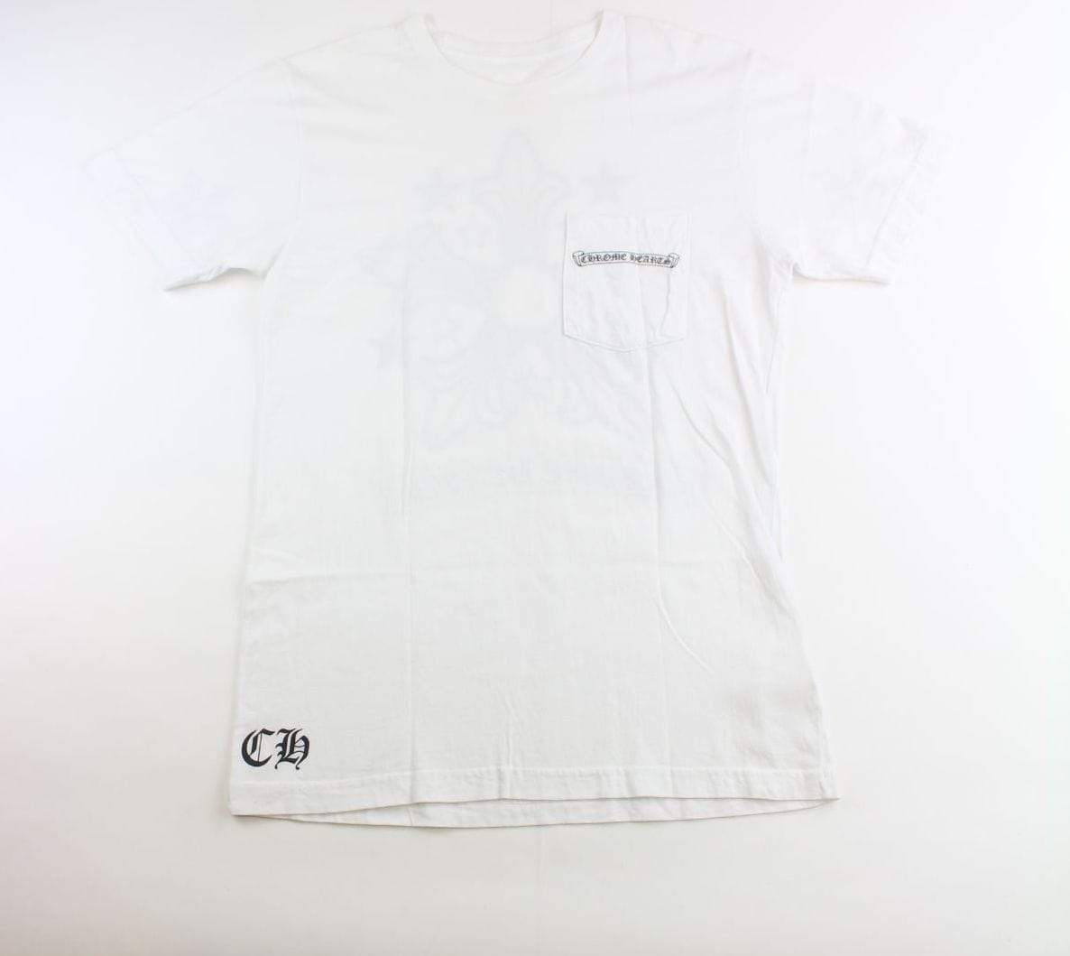 chrome hearts star backprint tee white – SARUGENERAL