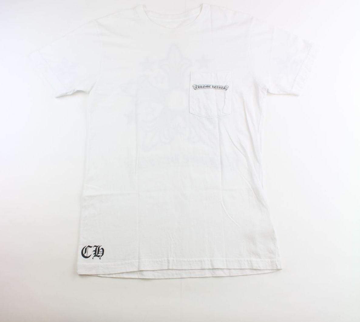 chrome hearts star backprint tee white - SaruGeneral