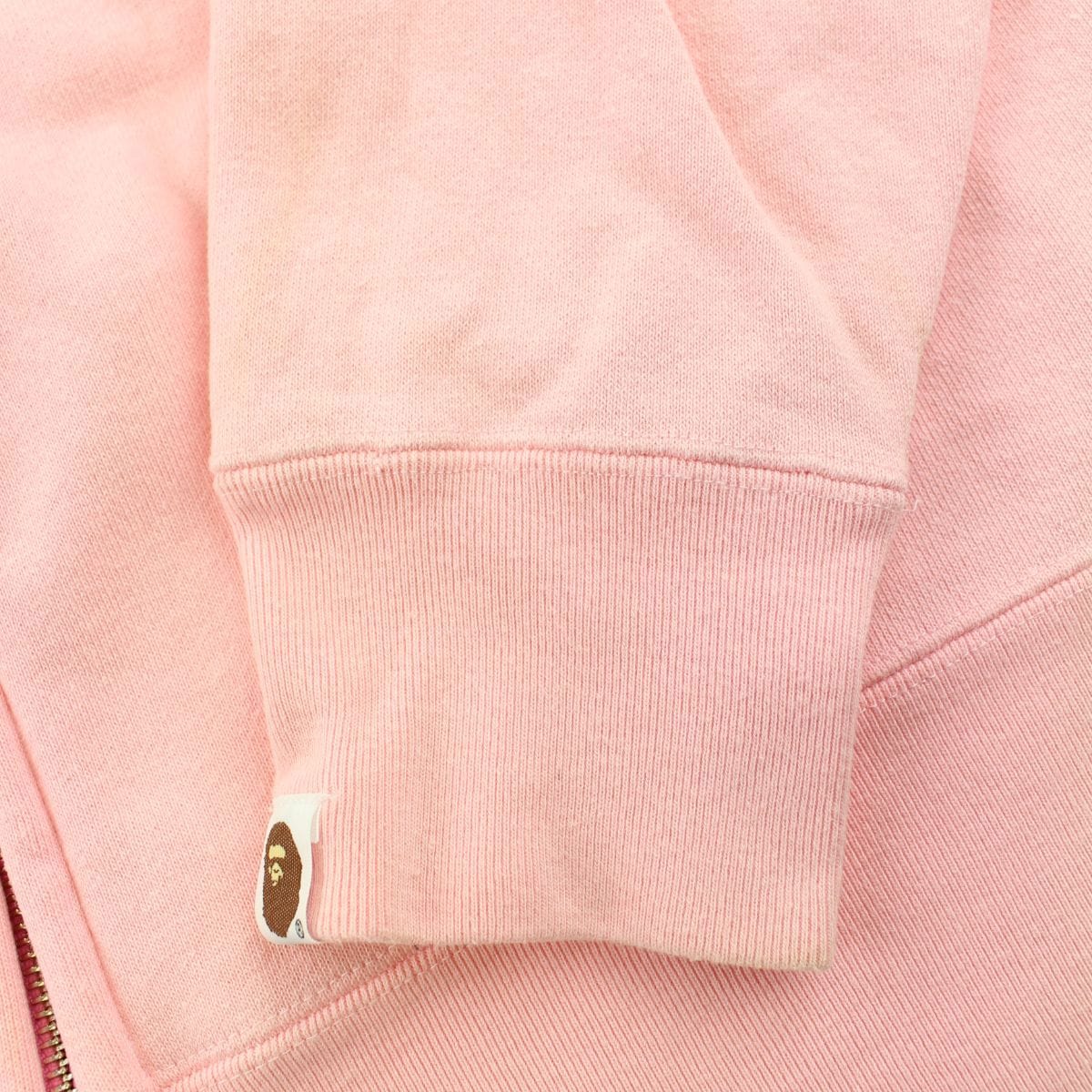 bape pink half pink camo shark hoodie - SaruGeneral
