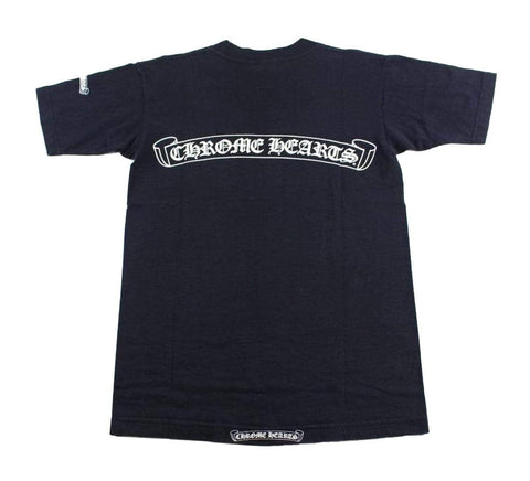 chrome hearts Ribbon backprint tee black