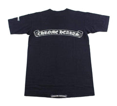 T-shirt noir avec imprimé ruban Chrome Hearts