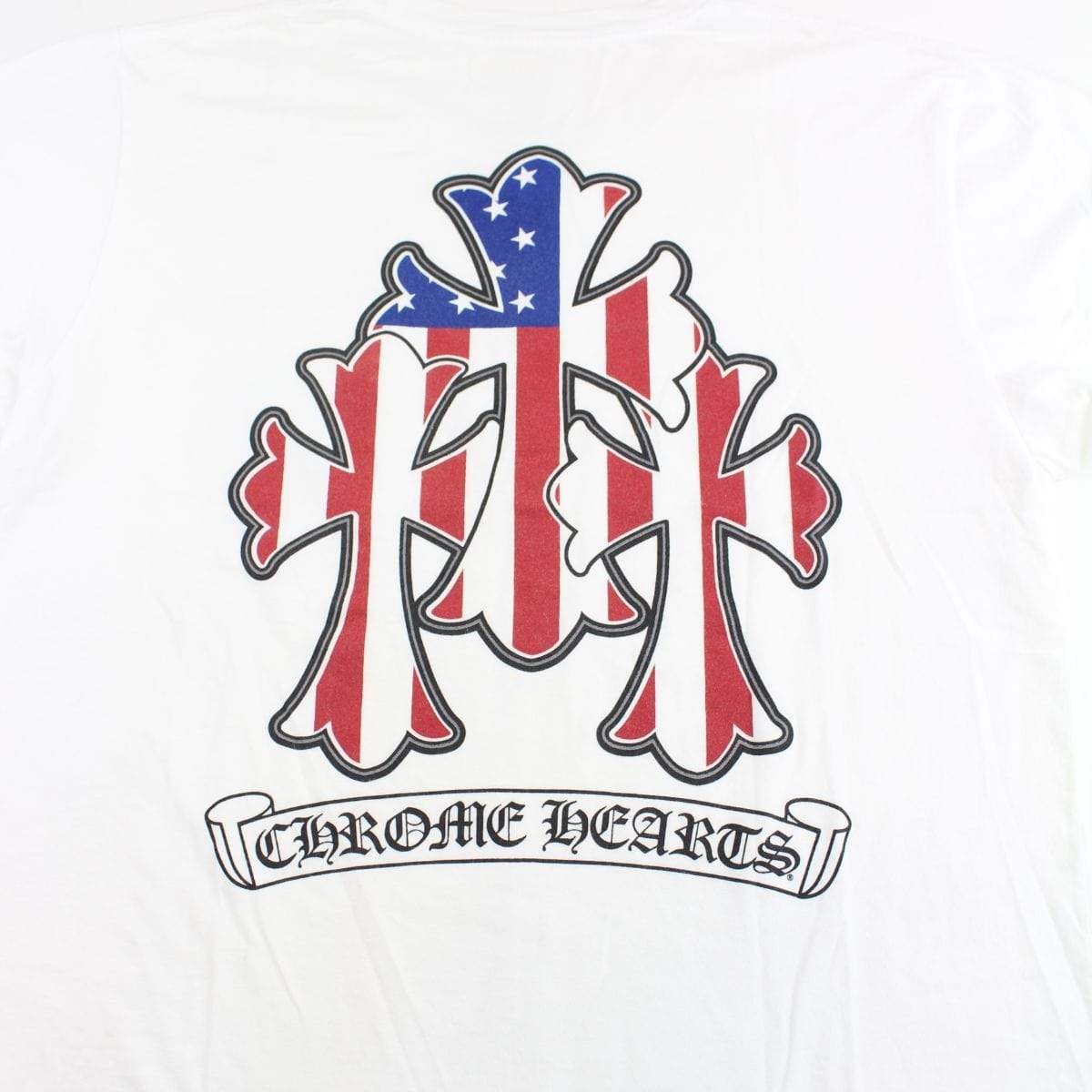chrome hearts usa crosses tee white – SARUGENERAL