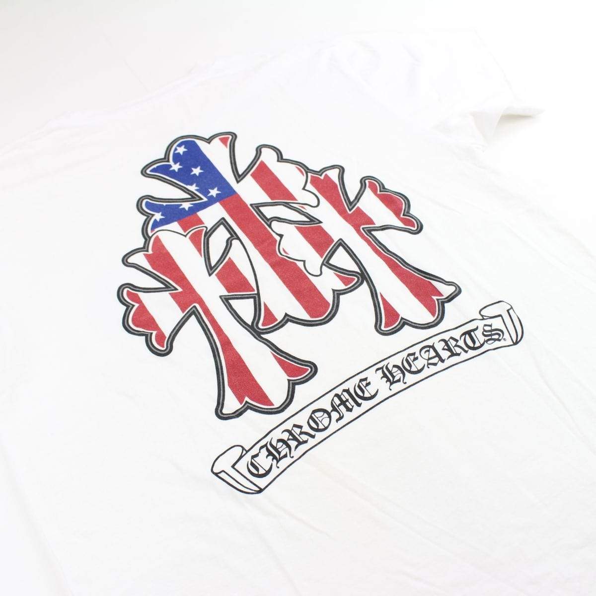 chrome hearts usa crosses tee white – SARUGENERAL