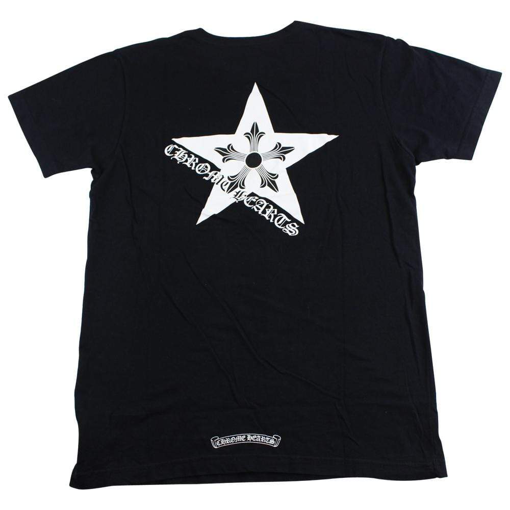 chrome hearts star pocket tee black - SaruGeneral