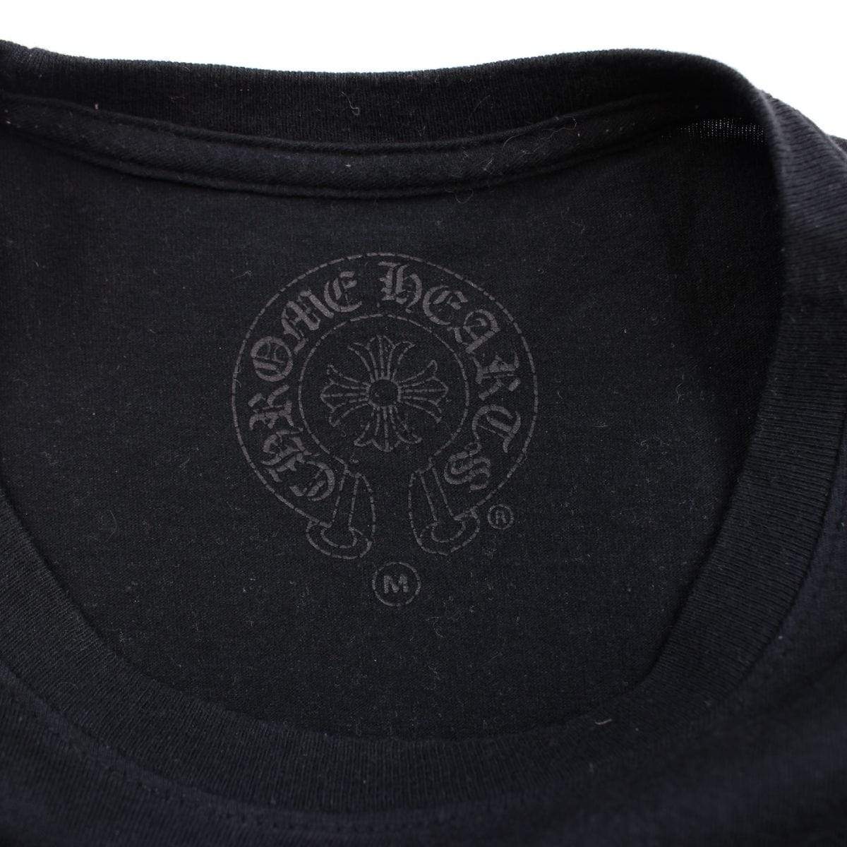 chrome hearts orange text tee black M - SaruGeneral