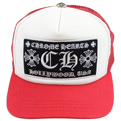 Chrome Hearts Trucker Hat Red