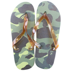 Tongs Bape vertes camouflage