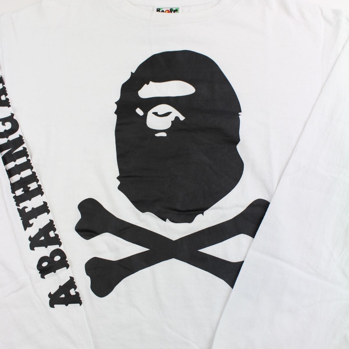 Bape pirate store LS white - SaruGeneral