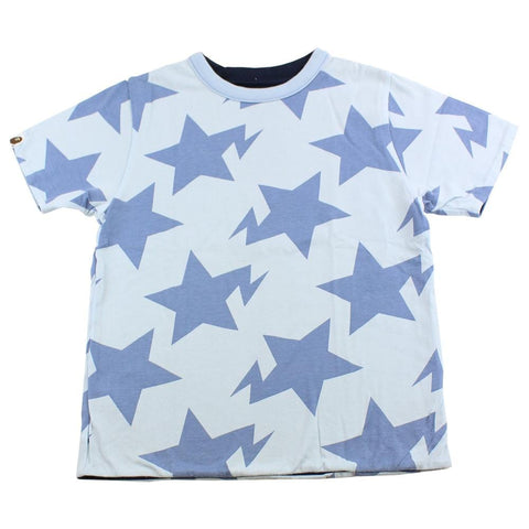 bape bapesta reversible tee blue