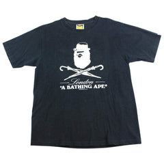 Bape London Bowler Hat Logo Tee Black
