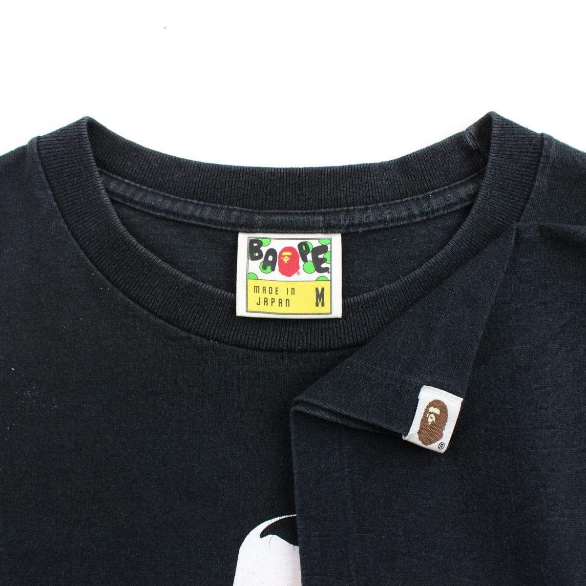 Bape London Bowler Hat Logo Tee Black - SaruGeneral