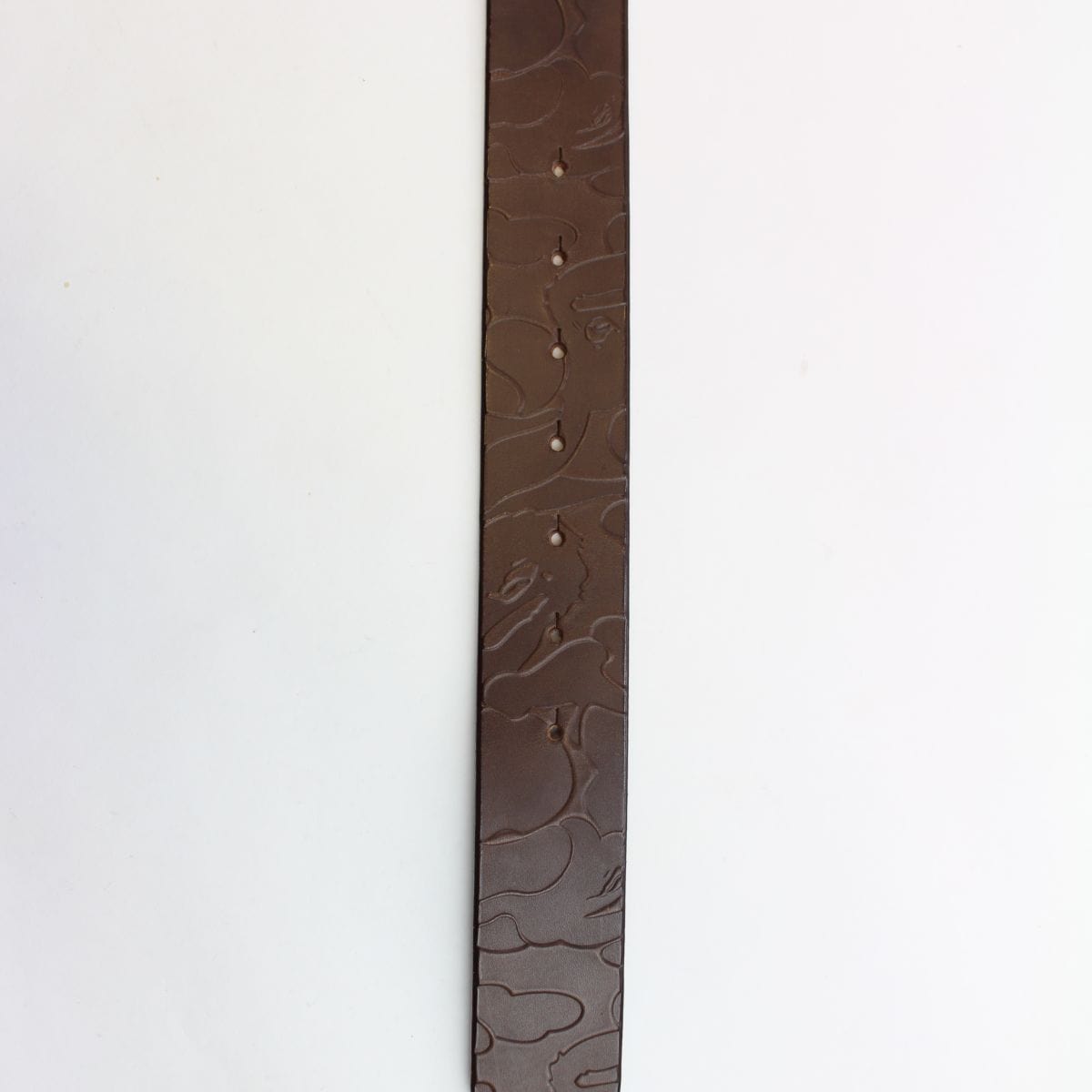 Bapesta Text Logo Leather Belt - SaruGeneral