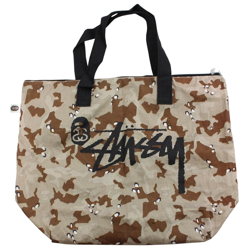 Bape x Stussy Tote Desert Camo Tote Bag - SaruGeneral