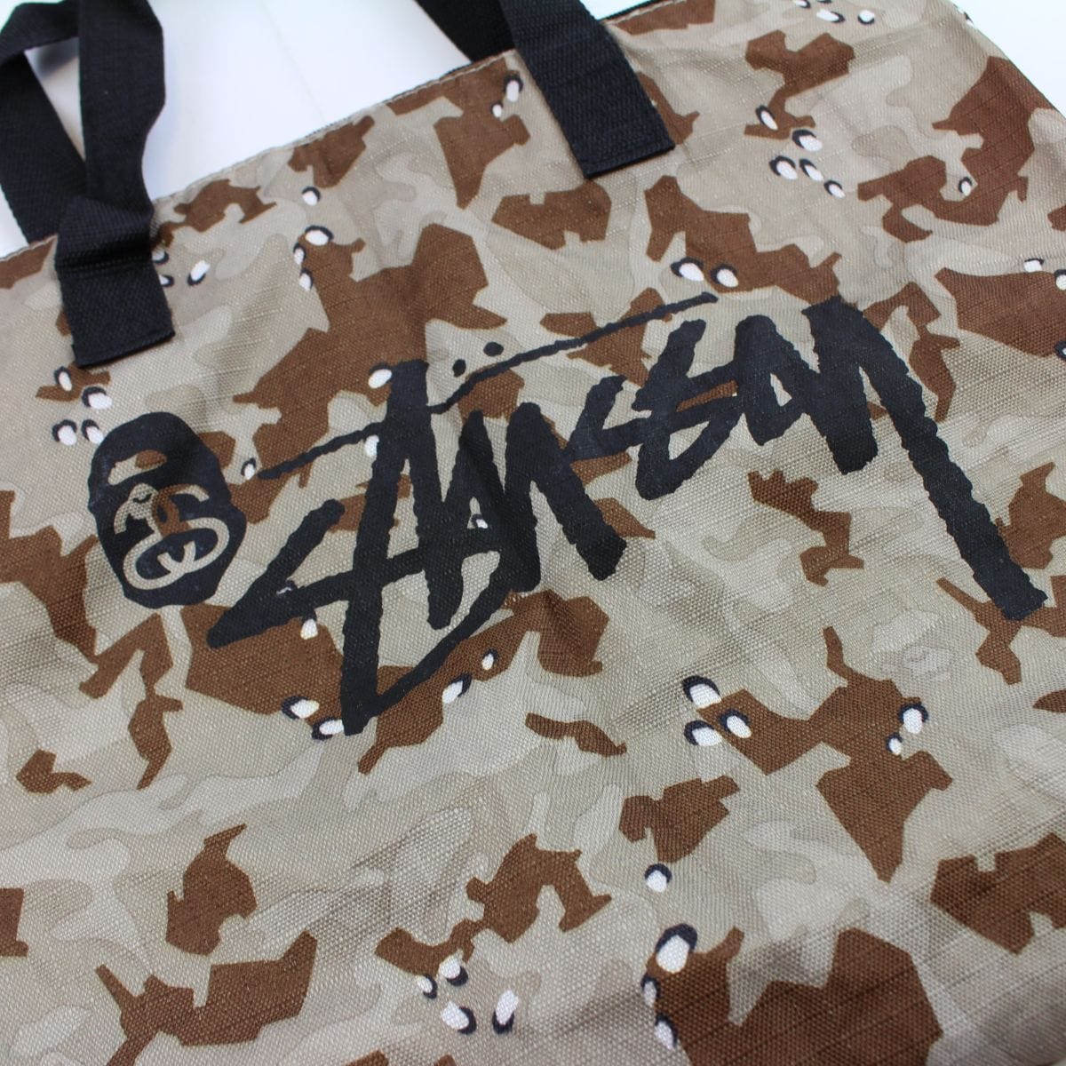 Bape x Stussy Tote Desert Camo Tote Bag - SaruGeneral