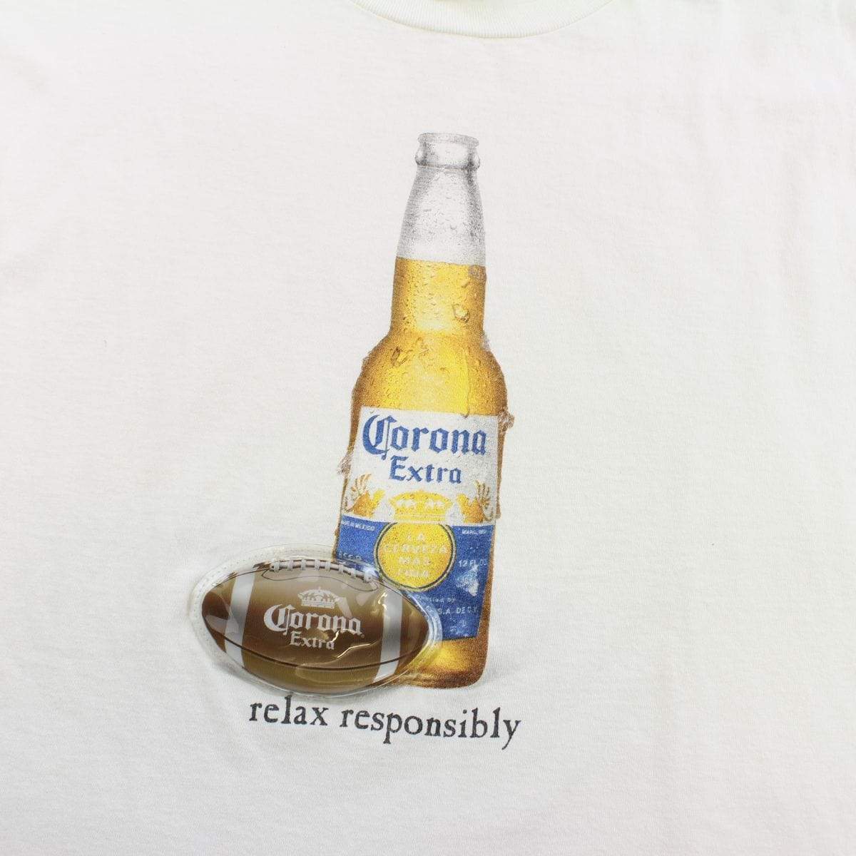 Corona Football Tee White - SaruGeneral