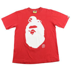 T-shirt Bape Sleeping Baby Milo Big Ape avec logo rouge