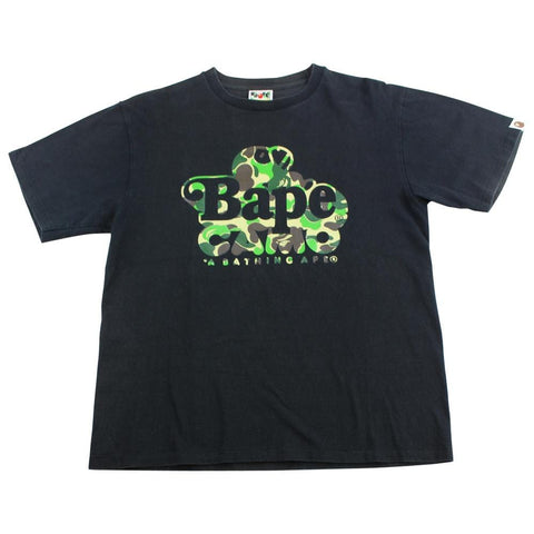 T-shirt Bape Sleeping ABC Green Camo Milo noir