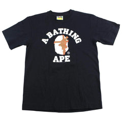 T-shirt noir avec logo Bape Present Wrap College