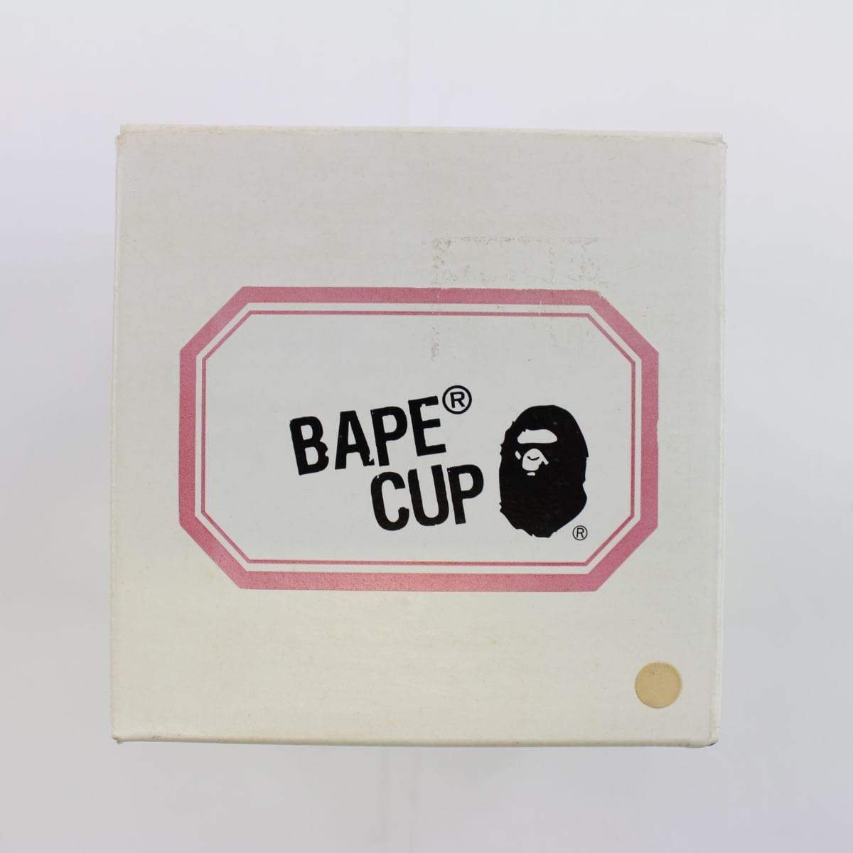 Bape Busy Works Logo Pink Mug White - SaruGeneral