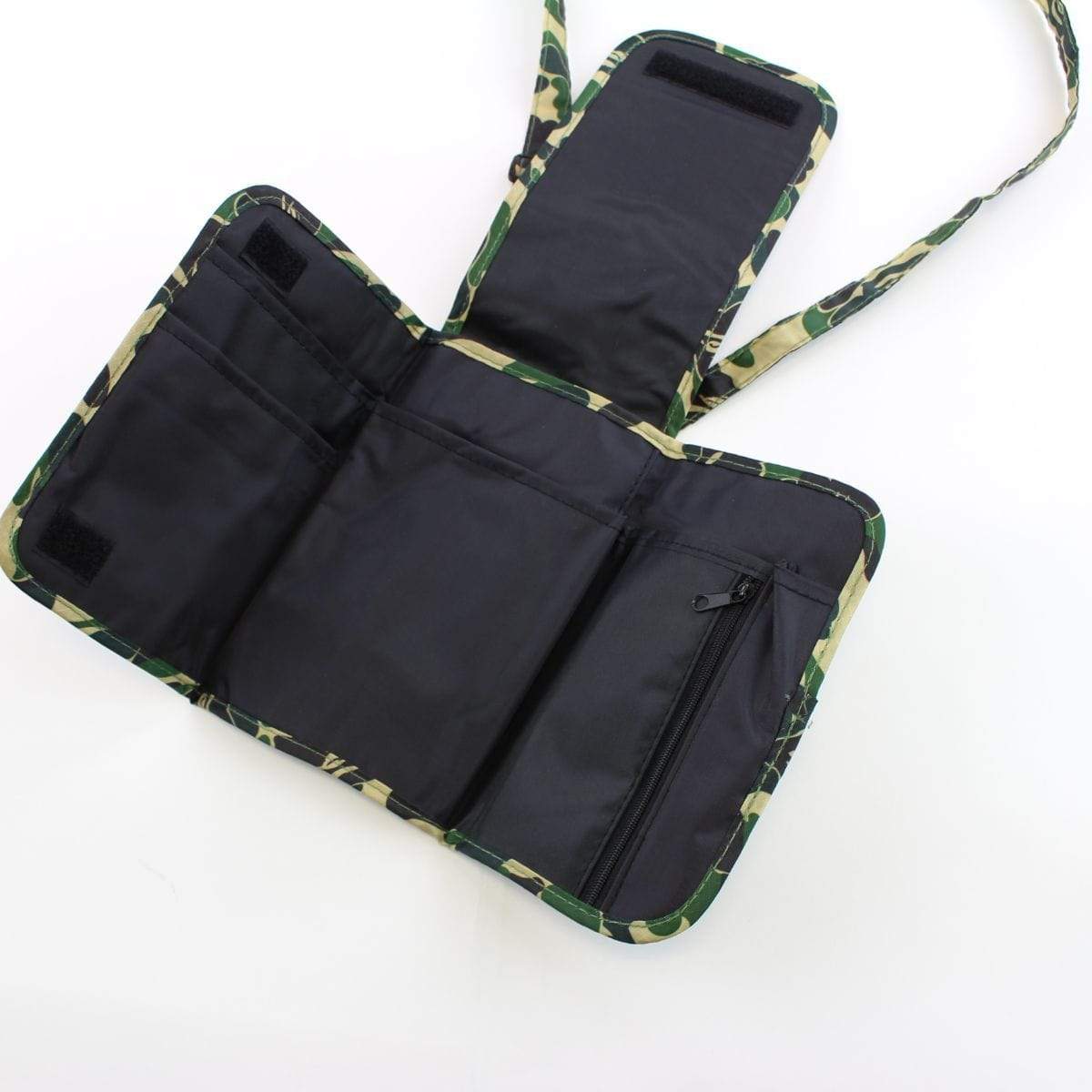 Bape ABC Green Camo Pouch Bag - SaruGeneral