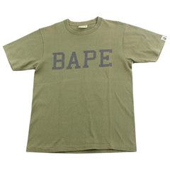 T-shirt Bape avec logo textuel olive