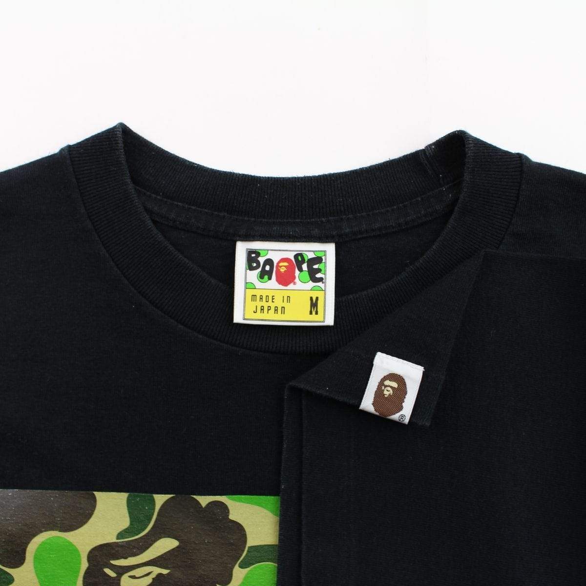 Bape ABC Green camo box tee black - SaruGeneral