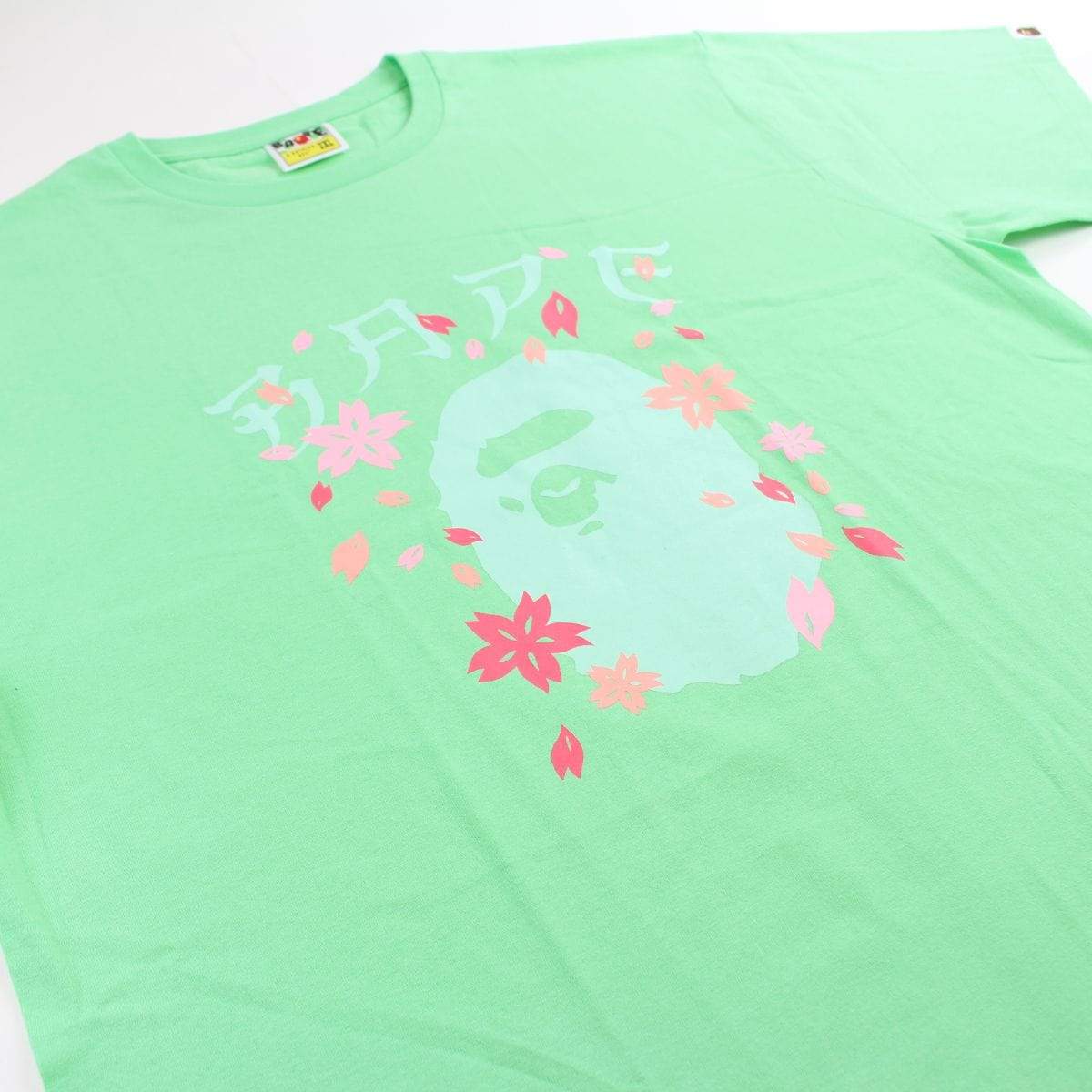 bape flower big ape tee green - SaruGeneral