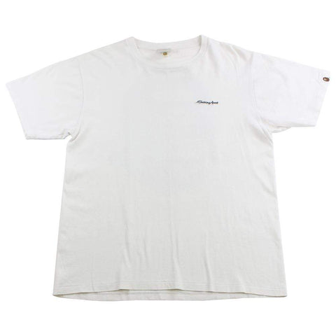 Bape A Bathing Ape Back Print Ape Tee White