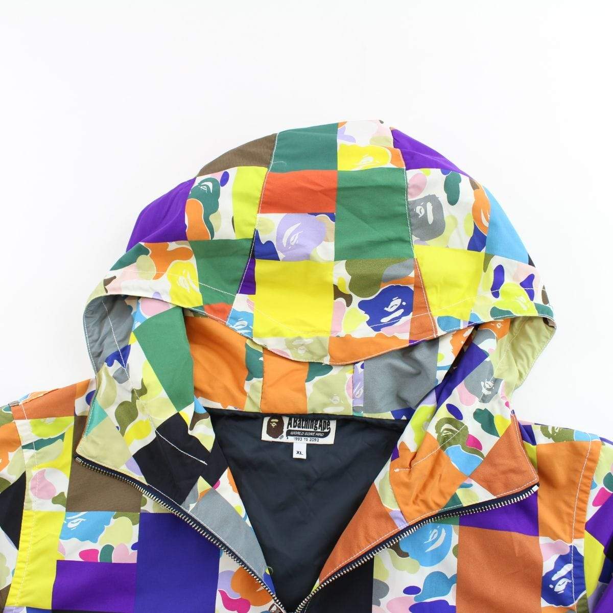 bape patchwork jacket - SaruGeneral