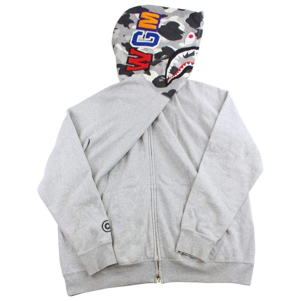 bape grey on grey camo shark - SaruGeneral