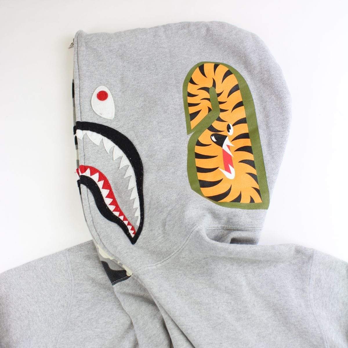 bape grey on grey camo shark - SaruGeneral