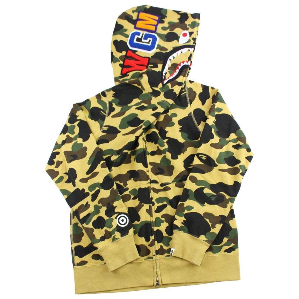 bape 1st yellow camo wgm shark - SaruGeneral