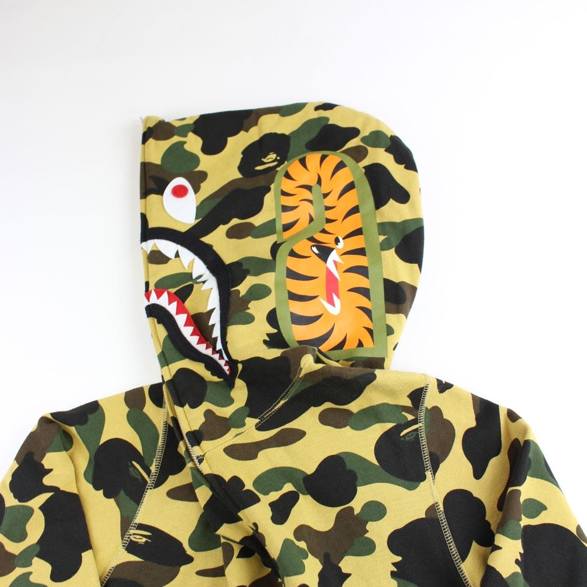 Bape 1st yellow shark hoodie - SaruGeneral