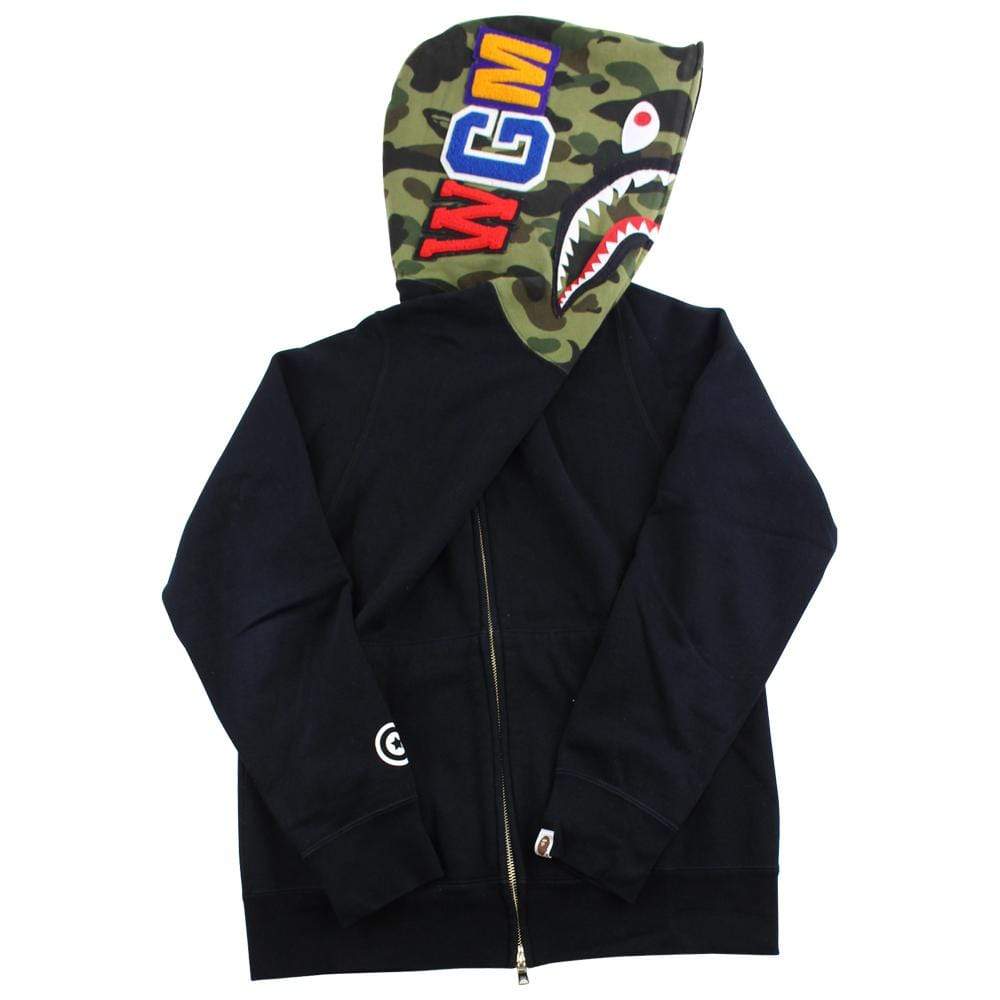 bape black / 1st green camo shark - SaruGeneral