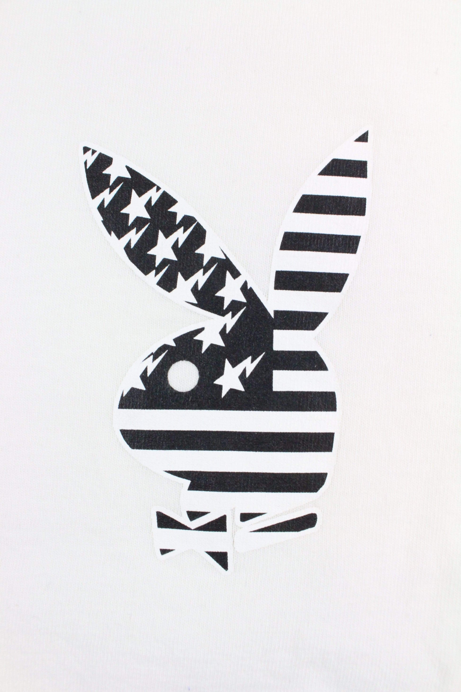 Bape x Playboy Tee White - SaruGeneral