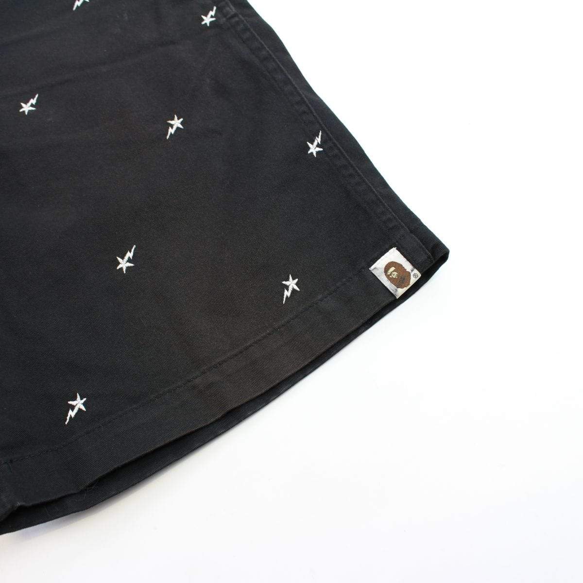 bapesta allover shorts black - SaruGeneral