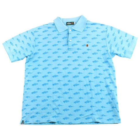 bapesta allover polo blue