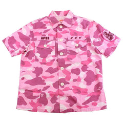 chemise camouflage rose Appee