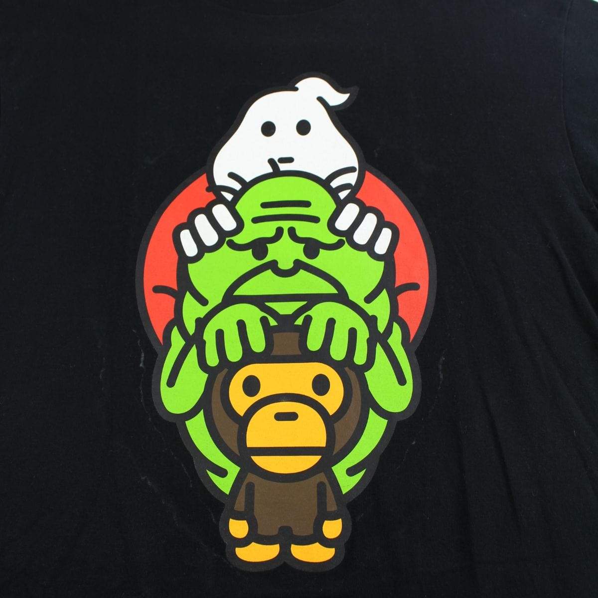 bape x ghostbusters tee black - SaruGeneral