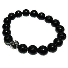 Chrome Hearts Beaded Bracelet Black