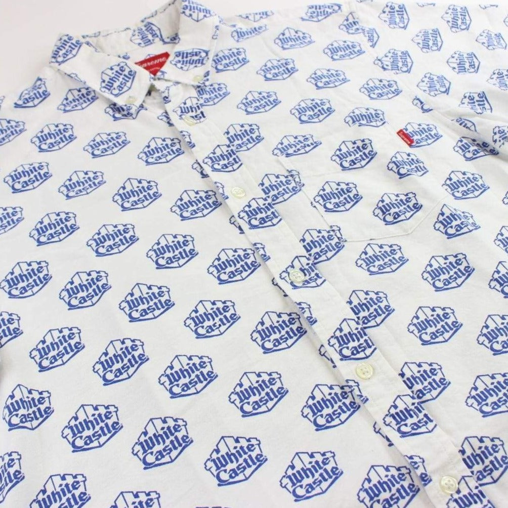 supreme white castle shirt white 2015 – SARUGENERAL